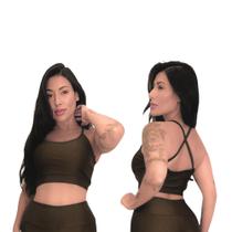 Top Fitness Feminino Cropped de Academia Top Fitness Feminino Cropped de Academia