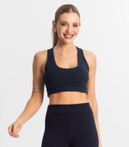 Top Fitness Feminino em Cotton Pesado Select Azul Top Fitness Feminino em Cotton Pesado Select Azul