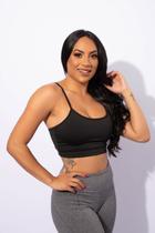 Top Fitness Feminino Liso Roupa Para Academia F7 NEW STYLE