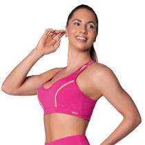 Top Fitness Feminino Nadador Alças Duplas Bojo Removível Selene