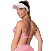 Top Fitness Feminino Selene Bojo Removível Academia Treino Fitness Diversos