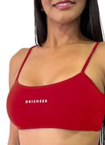 Top Fitness Feminino Sem Bojo Alça Fina Academia Drisheer