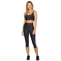 Top Fitness Feminino Sustentação Média E Zíper Frontal