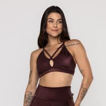 Top Fitness Feminino Tiras Bojo Removível Texturizado Poliamida Top Fitness Feminino Tiras Bojo Removível Texturizado Poliamida