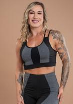 Top Fitness Feminino Trançado Costas Academia Treino Moda Casual F7 NEW STYLE