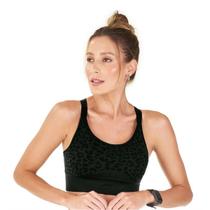 Top Fitness Jacquard c/ Bojo Removível sem Costura Zee Rucci