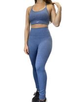 Top Fitness Mescla Com Bojo Removível Feminino Zee Rucci