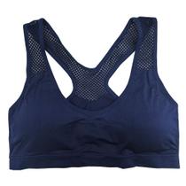 Top Fitness Nadador com Bojo Azul Escuro M Basic+ Top Fitness Nadador com Bojo Azul Escuro M Basic+