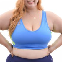 Top Fitness Plus Size sem bojo Selene