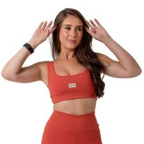 Top Fitness Poliamida Alça Larga