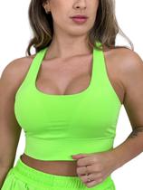 Top Fitness Proteção UV50+ NEONCOLORS - Verde Neon