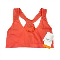 Top fitness sem bojo basic+ living coral p - 97 poliamida 3 elastano - sem forro - tecido circular - basic+ Top fitness sem bojo basic+ living coral p - 97 poliamida 3 elastano - sem forro - tecido circular - basic+