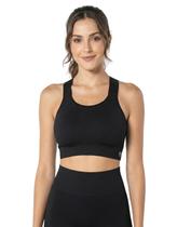 Top Fitness Sem Bojo E Sem Costura Demillus Voragem Ultraleve Cruzado Nas Costas Academia Treino