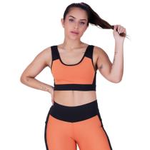 Top fitness sem bojo tricolor - Top Vanessa