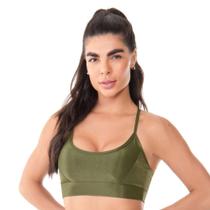 Top Fitness Shine Efeito Metalizado Cactus Zee Rucci