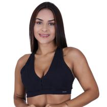 Top Fitness Suplex Poliamida Com Bojo Alças Multifuncionais