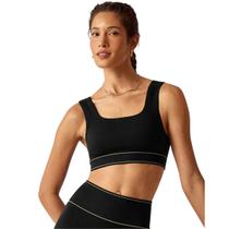 Top Fitness Treino Comfort Canelado Alças Fixas Decote Reto Hope Resort