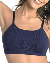 Top Fitness Velvette Ultraleve Sem Costura Demillus 061235