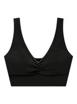 Top Franzido Enfim 1000121434 Feminino Active Dry Bojo Removível Microfibra T. P/GG
