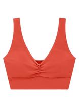 Top Franzido Enfim 1000121434 Feminino Active Dry Bojo Removível Microfibra T. P/GG