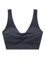 Top Franzido Enfim 1000121434 Feminino Active Dry Bojo Removível Microfibra T. P/GG