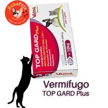 Top Gard PLUS Vermífugo Gato e Cachorro 600mg 4 Comprimidos Caixa Lacrada - Vansil
