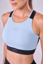 Top Grit Bossa Ajustável 1 Bolso Nadador-Azul Céu/Preto