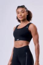 Top Grit Bossa Ajustavel 1 Bolso Reto Ind Authen Preto