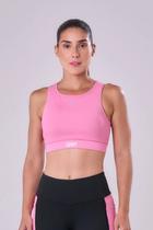 Top Grit Bossa Ajustavel 1 Bolso Reto Ind Authen Rosa Malva