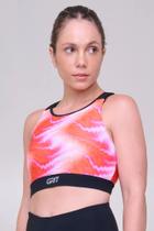 Top grit bossa nadador c/bolso ajustavel estampa tie/preto