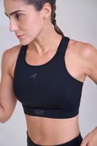 Top Grit Bossa Nadador com Bolso Ajustável Preto Blackout