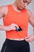 Top grit trail serra cropped c/ bolso