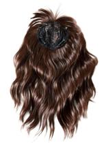 Top Hair Piece Liso com Franja Bio Orgânico