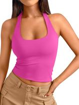 Top Halter Trendy Queen Estilo Y2K Cropped Top Halter Trendy Queen Estilo Y2K Cropped