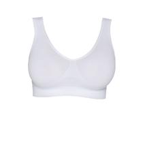 Top Hanes Alças Largas sem Costura 5762 Branco - G
