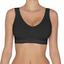 Top Hanes Alças Largas sem Costura 5762 Preto - P