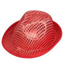 Top Hat Retro British Style Jazz Hat Gold Powder para adultos