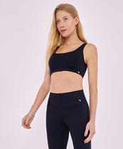 Top Hyper Frente e Costas Alto Giro Preto Top Hyper Frente e Costas Alto Giro Preto