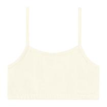Top Infantil Menina em Cotton Light no Creme Perola- Angerô Top Infantil Menina em Cotton Light no Creme Perola- Angerô
