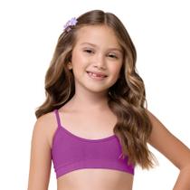 Top Infantil sem Costura Ágata Magenta Zee Rucci