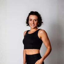 Top Iron Feminino Alta Sustentação Corrida Uv50+ C/Bojo Fixo