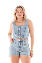 Top Jeans Feminino Arauto Comfy Top Jeans Feminino Arauto Comfy