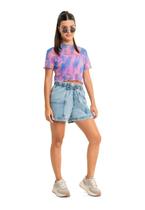 Top Juvenil com Sobreposição Gloss