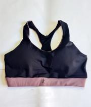 Top larulp nadador GG preto com lilas