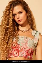 Top Lastex Florear Verde Bebê Alta Costura Estampa Exclusiva Ave Rara Veste 40 Top Lastex Florear Verde Bebê Alta Costura Estampa Exclusiva Ave Rara Veste 40