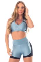 Top Lets Gym Glowing Secret Azul M