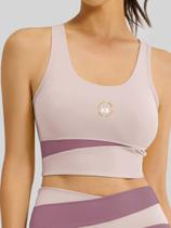 Top Liso para Academia Yoga Pilates 4 cores Bojo Removível Em Poliamida Top Liso para Academia Yoga Pilates 4 cores Bojo Removível Em Poliamida