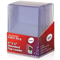 Top Loader para Cartas Collector's First Pick 130PT, Pacote com 10 Top Loader para Cartas Collector's First Pick 130PT, Pacote com 10