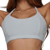 Top Los Angeles Jacquard Canelado Azul Serenity Moving