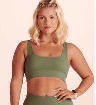 Top Lupo Canelado Basic Seamless - Cacto Top Lupo Canelado Basic Seamless - Cacto